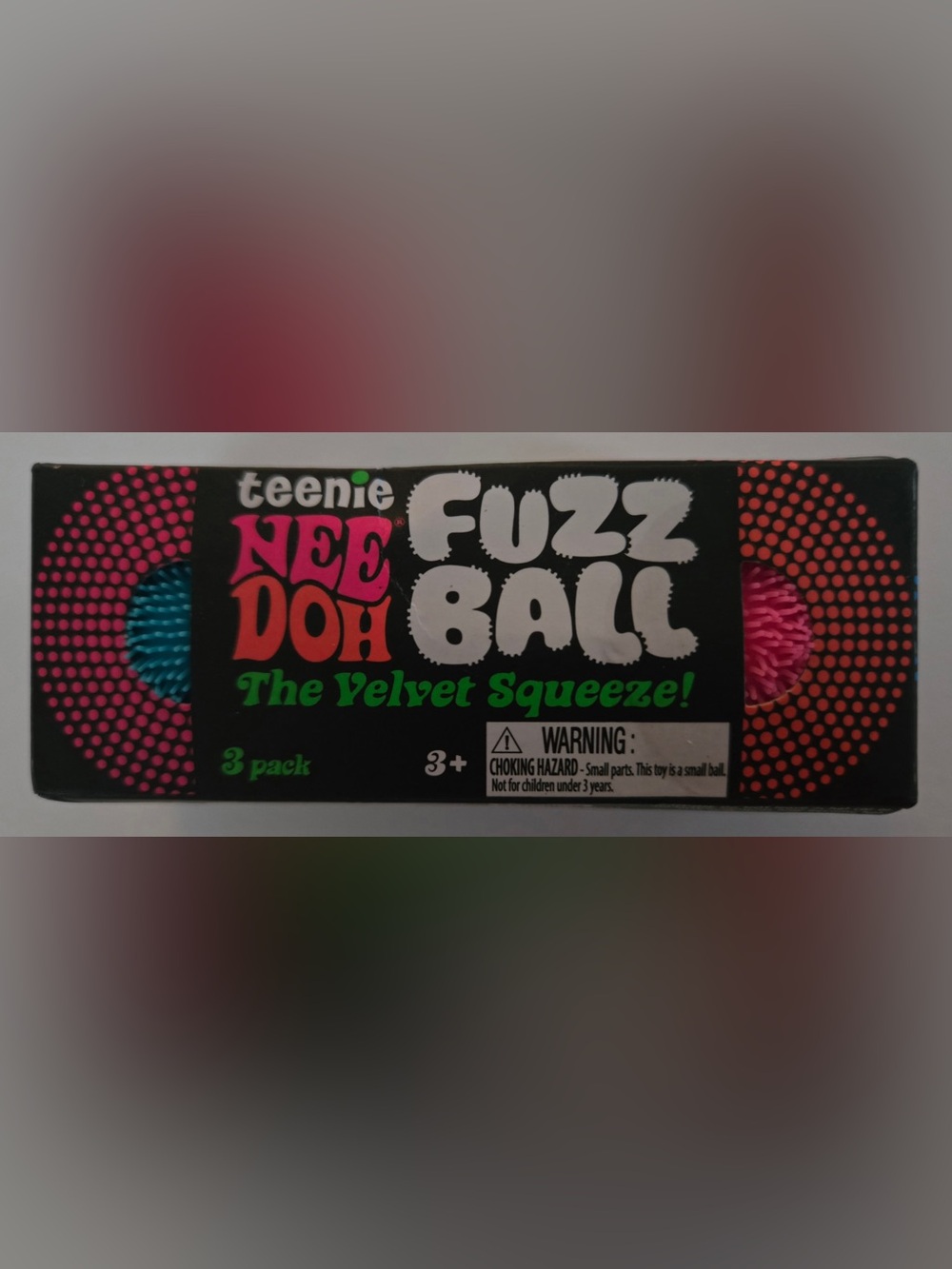 NeeDoh Teenie Fuzz Ball 3-Pack